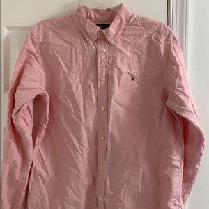 Men’s polo Long Sleeve Dress Shirt.
